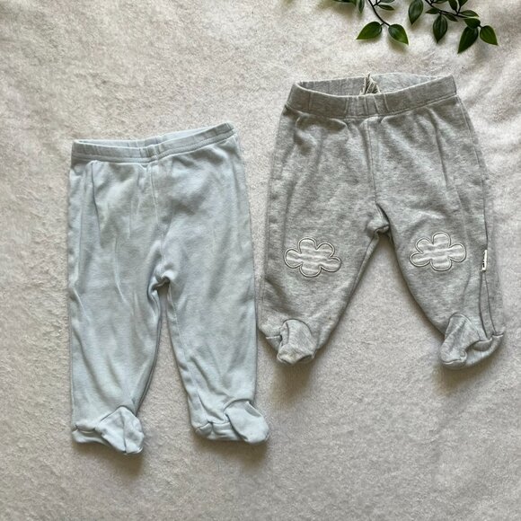 Infant Pants Bundle 0-3M | Set of 4 Pants Dinosaurs, Clouds, Basics GUC - Picture 8 of 16